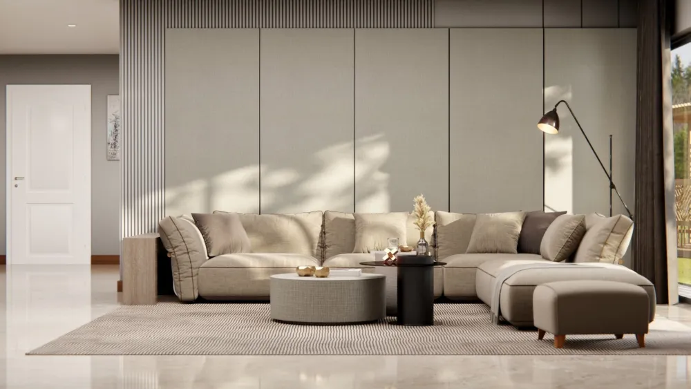 Silver & Brown Lined